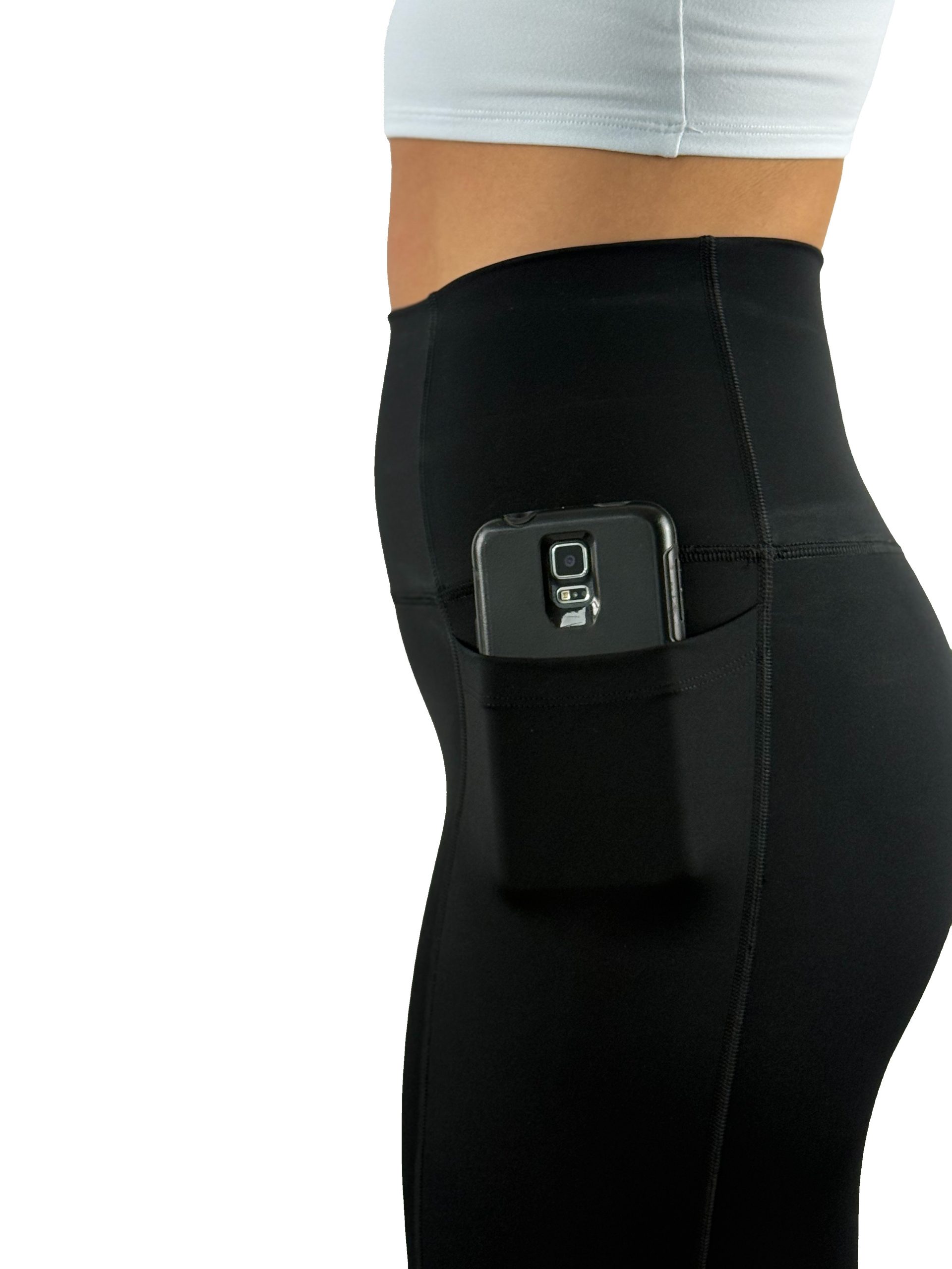 Hybrid Pocket Legging Belle - Zwart