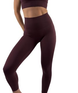 Legging Flowerpower – Bruin/Rood