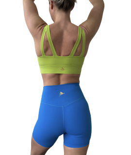 Sportbeha FlowerPower – Neongroen