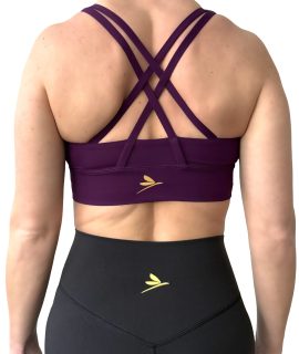 Sportbeha Aubergine – Donkerpaars