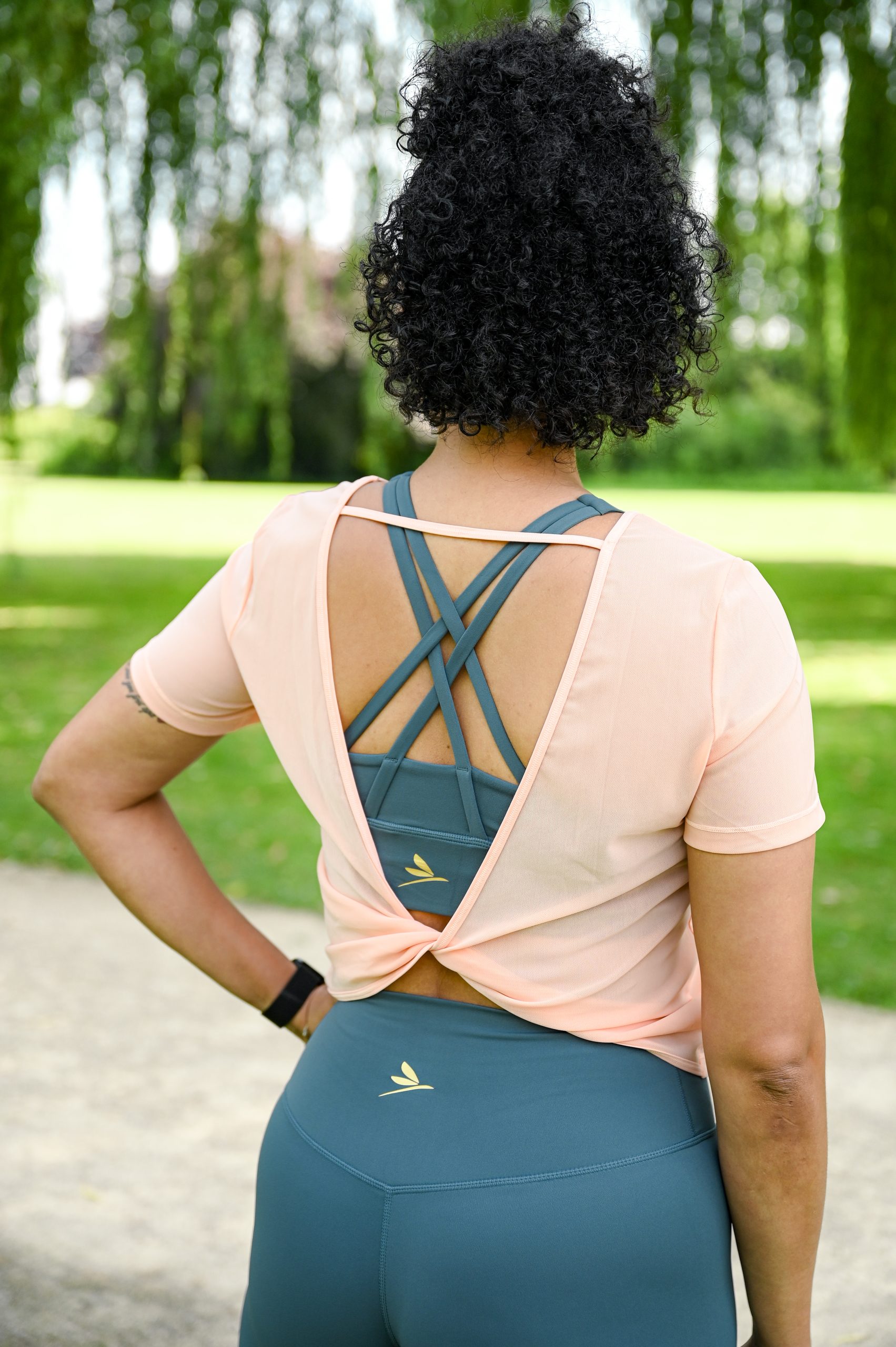 Shirt open rug - Peach - Pasteloranje